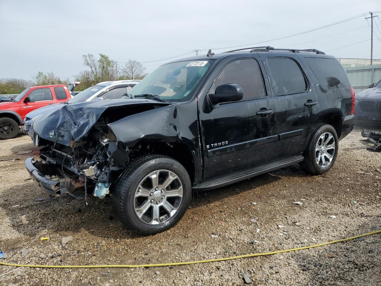 2007 Chevrolet Tahoe LTZ, VIN 1GNFK13097R220711 — Front end