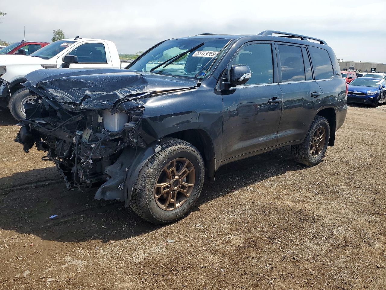 2021 Toyota Land Cruiser, VIN JTMCY7AJ7M4104523 — Front end