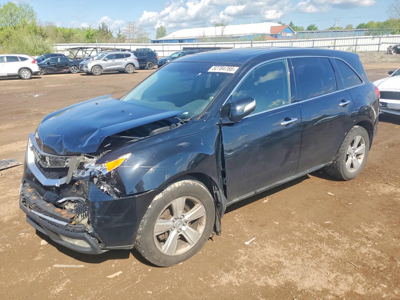 2011 Acura MDX, VIN 2HNYD2H21BH509967 — Front end