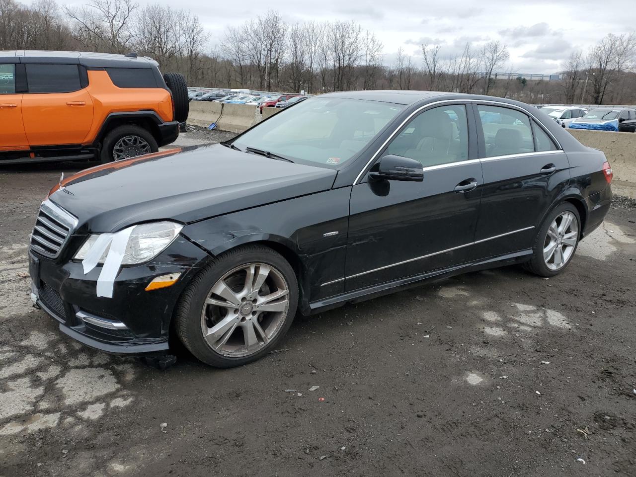 2012 Mercedes-Benz E 350 Luxury, VIN WDDHF8JB3CA624167 — Front end
