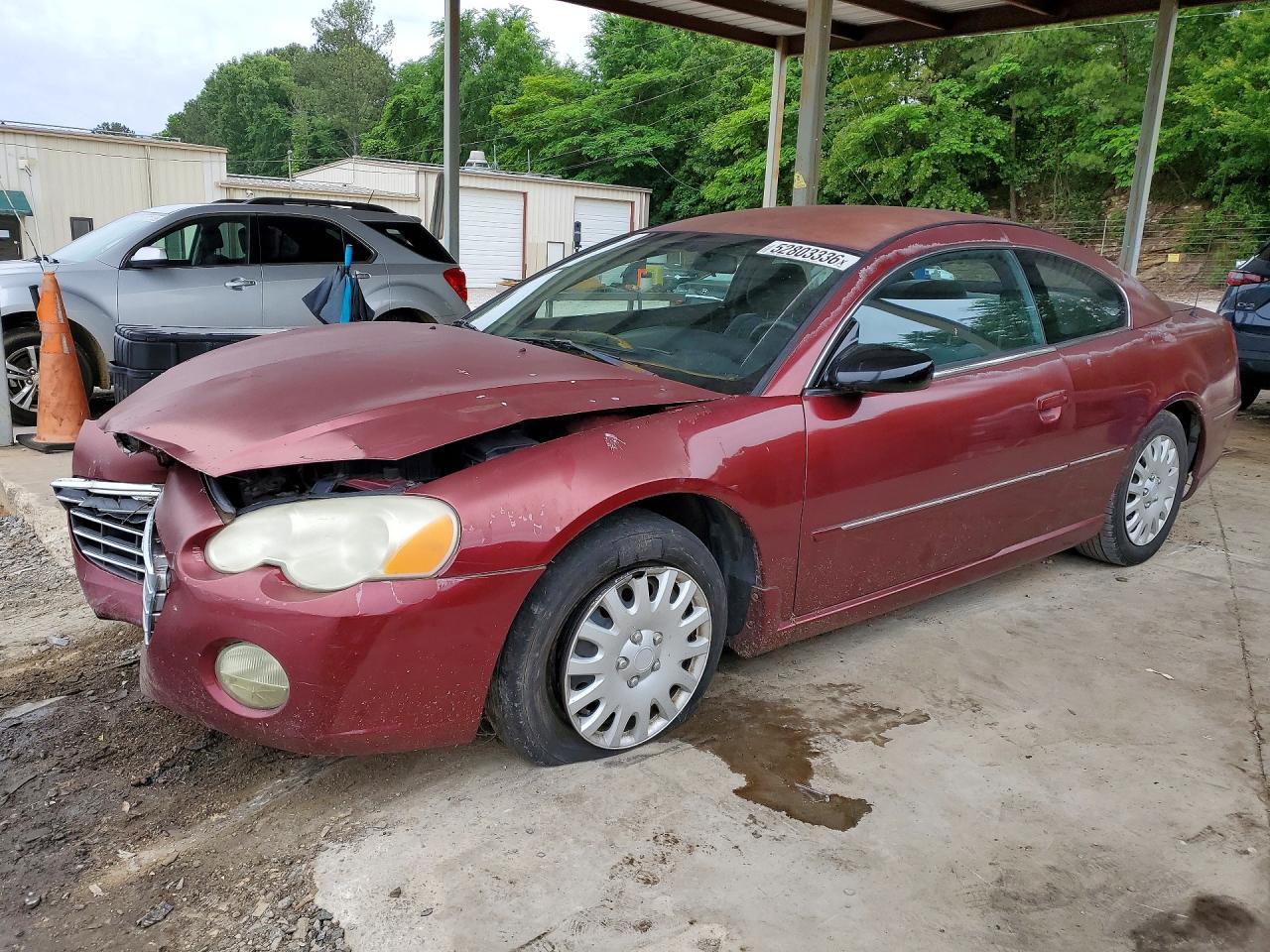 2003 Chrysler Sebring LX, VIN 4C3AG42G03E180589 — Перед