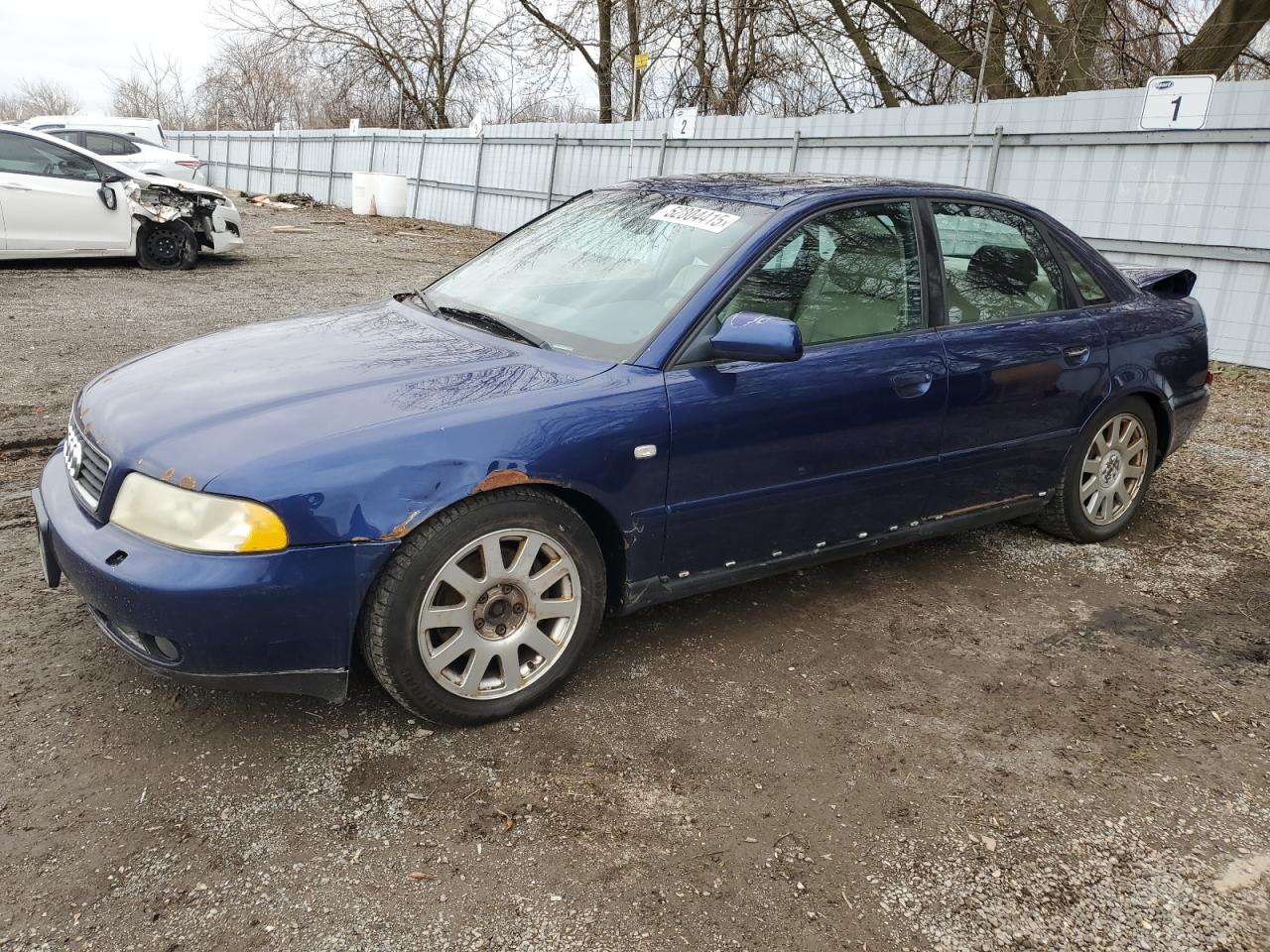 2000 Audi A4, VIN WAUDC28D6YA043658 — Rear end