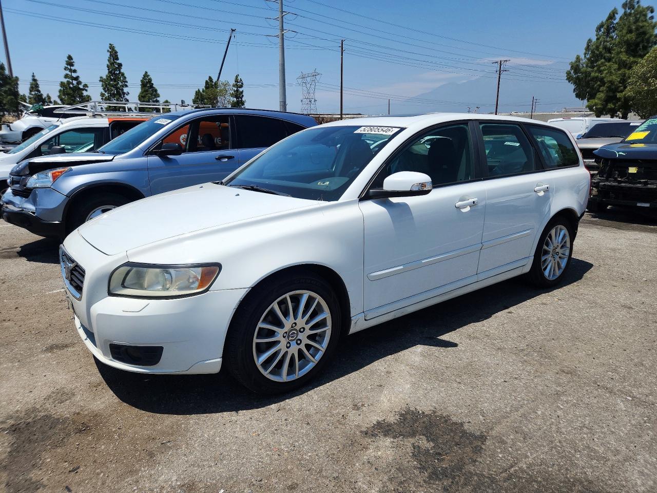2010 Volvo V50, VIN YV1390MW2A2560541 — Rear end