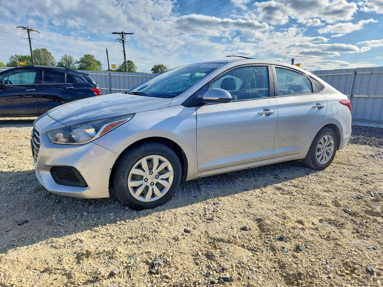 2019 Hyundai Accent SE, VIN 3KPC24A30KE046512 — Hail
