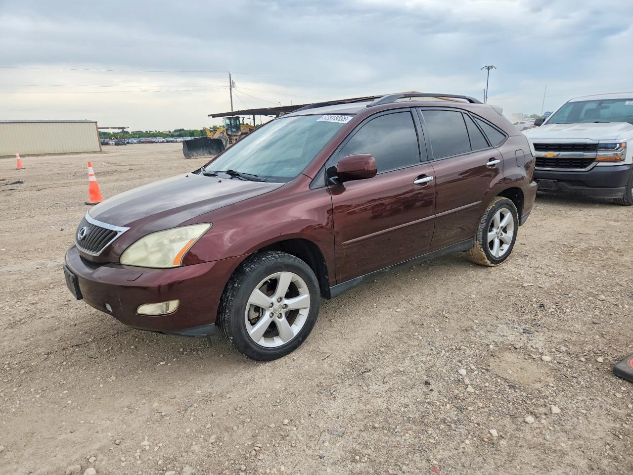 2008 Lexus RX 350, VIN JTJGK31U680011945 — Engine fire