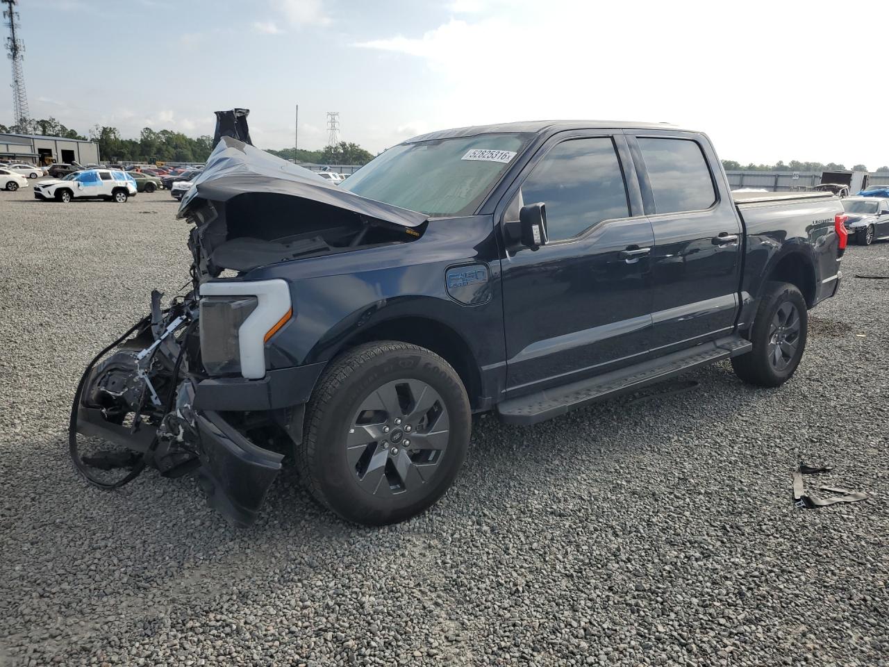 2025 Ford F-150 Lightning Flash, VIN 1FT6W3LU0SWG13406 — Front end