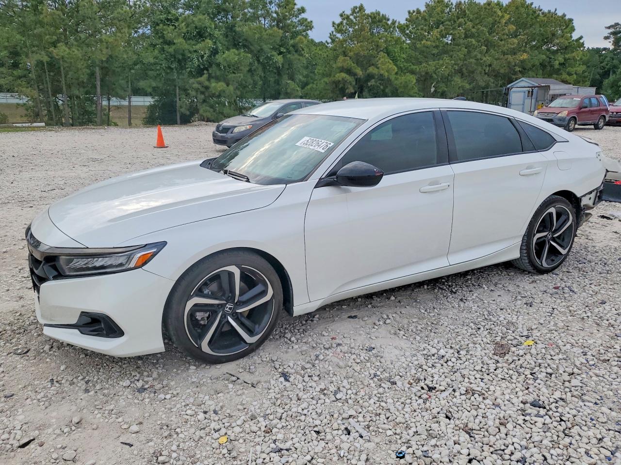 2022 Honda Accord Sport, VIN 1HGCV1F39NA069018 — Rear end