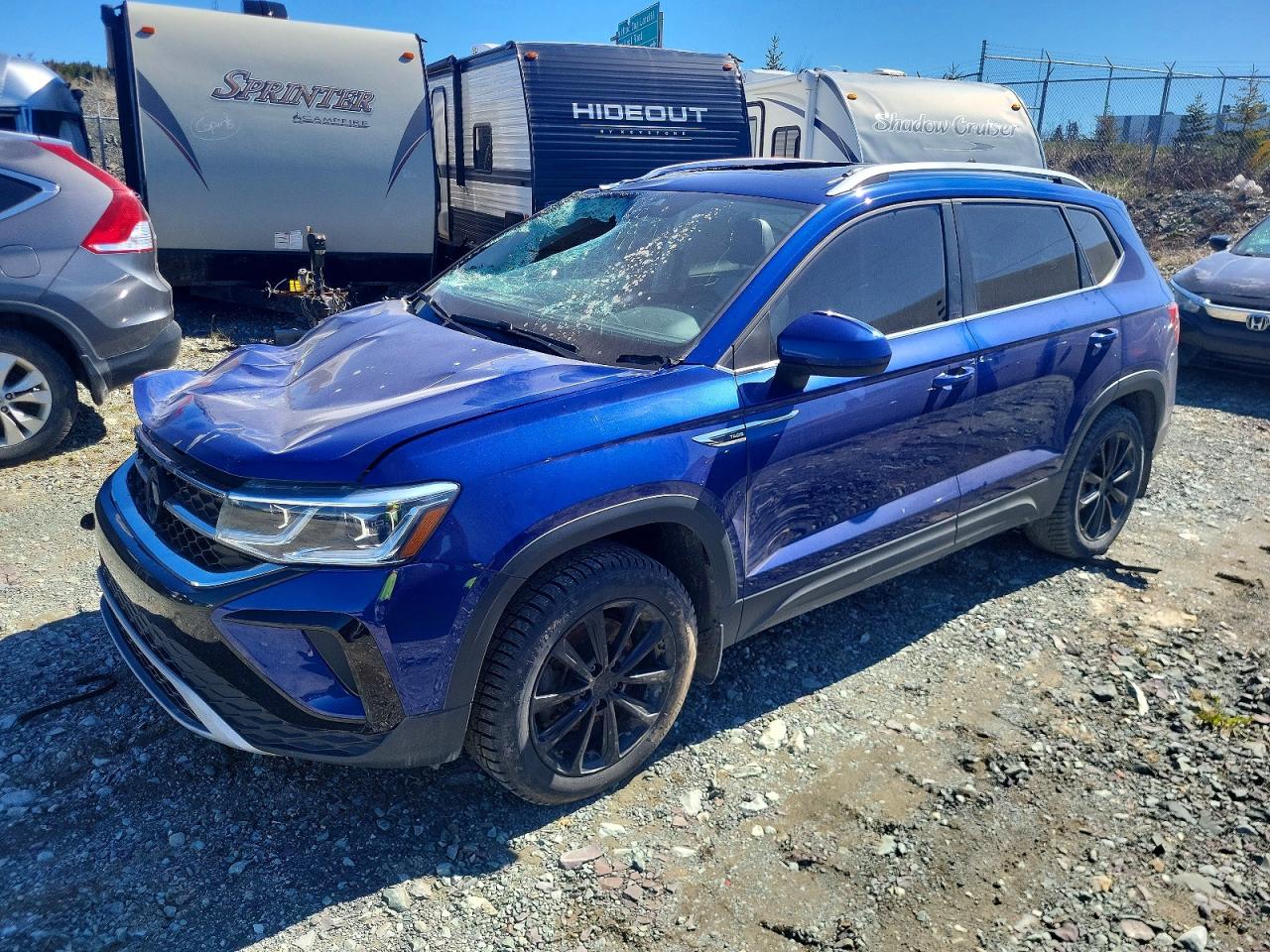 2023 Volkswagen Taos SEL, VIN 3VV2X7B23PM346600 — Front end