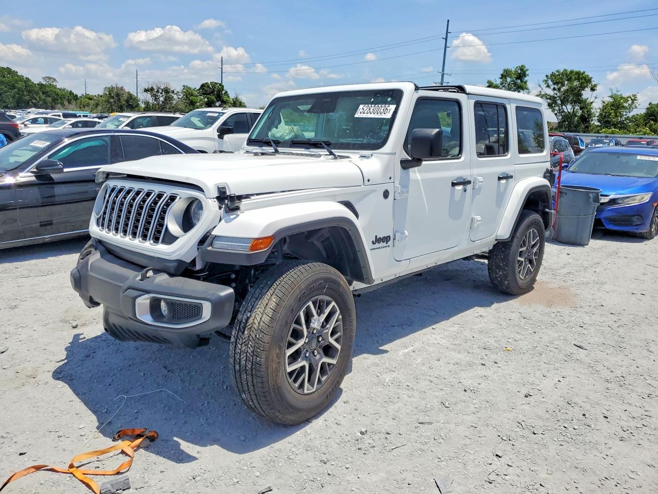 2026 Jeep Wrangler Sahara, VIN 1C4PJXEN1TW179787 — Minor dents and scratches
