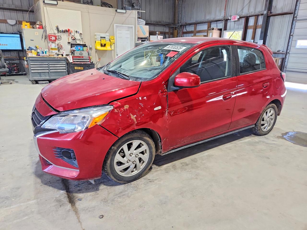 2021 Mitsubishi Mirage ES, VIN ML32AUHJ4MH008414 — Front end