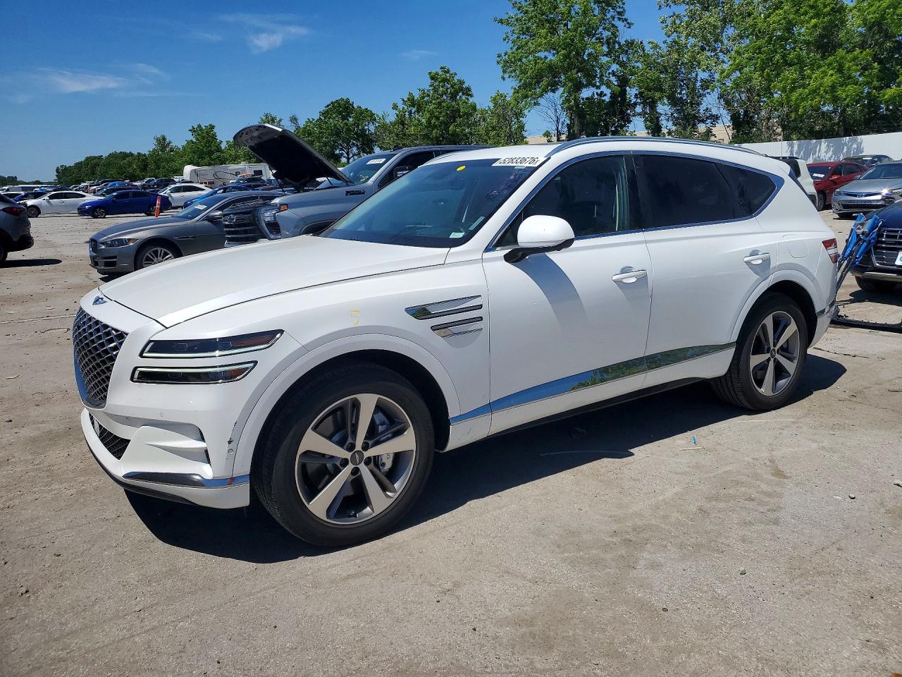 2023 Genesis GV80 Advanced Plus, VIN KMUHCESC1PU141089 — Rear end