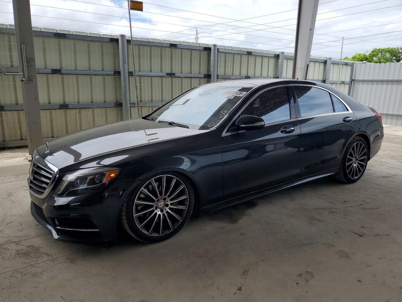 2015 Mercedes-Benz S 550, VIN WDDUG8CB4FA190760 — Minor dents and scratches