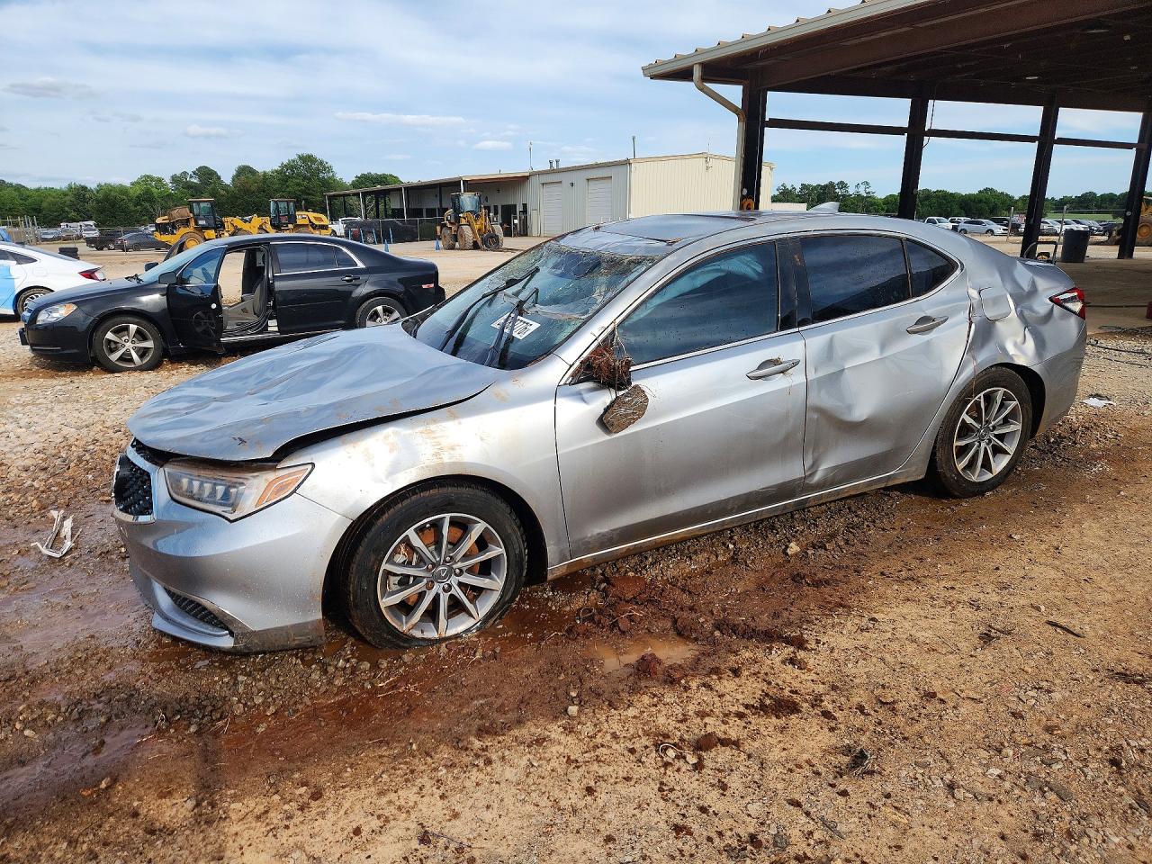2018 Acura TLX Technology, VIN 19UUB1F50JA001683 — Опрокидывание