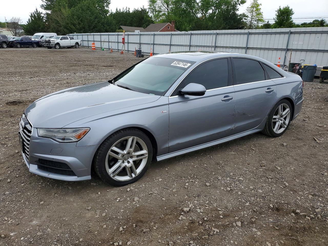 2017 Audi A6 Premium, VIN WAUF8AFC7HN056166 — Мелкие вмятины и царапины