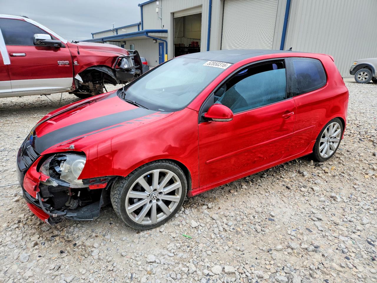 2008 Volkswagen R32, VIN WVWKC71K78W240289 — Front end
