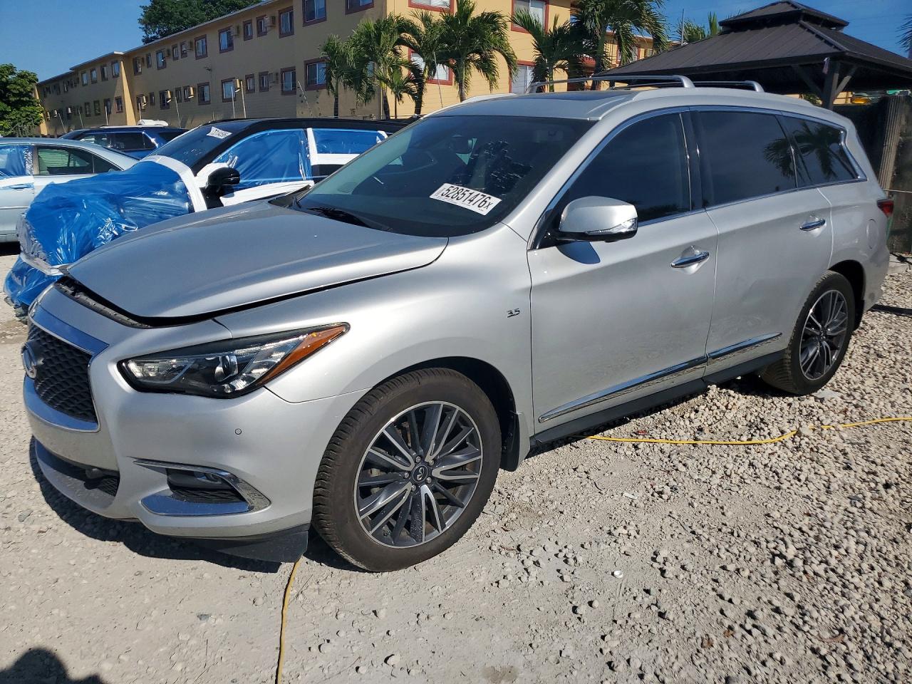 2019 Infiniti QX60 Luxe, VIN 5N1DL0MN9KC562068 — Interior fire
