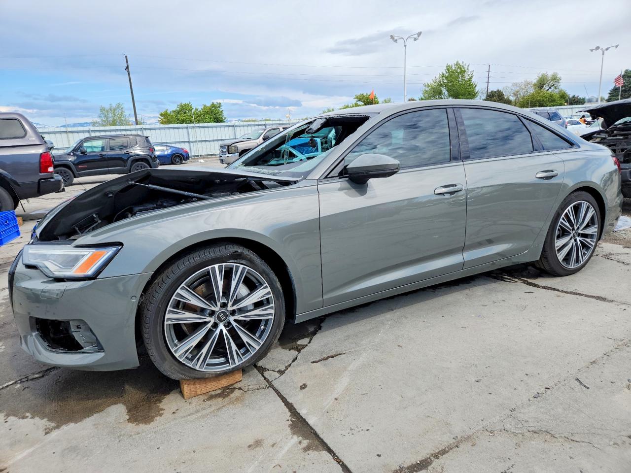 2023 Audi A6 Premium Plus, VIN WAUE3BF23PN072807 — Front end