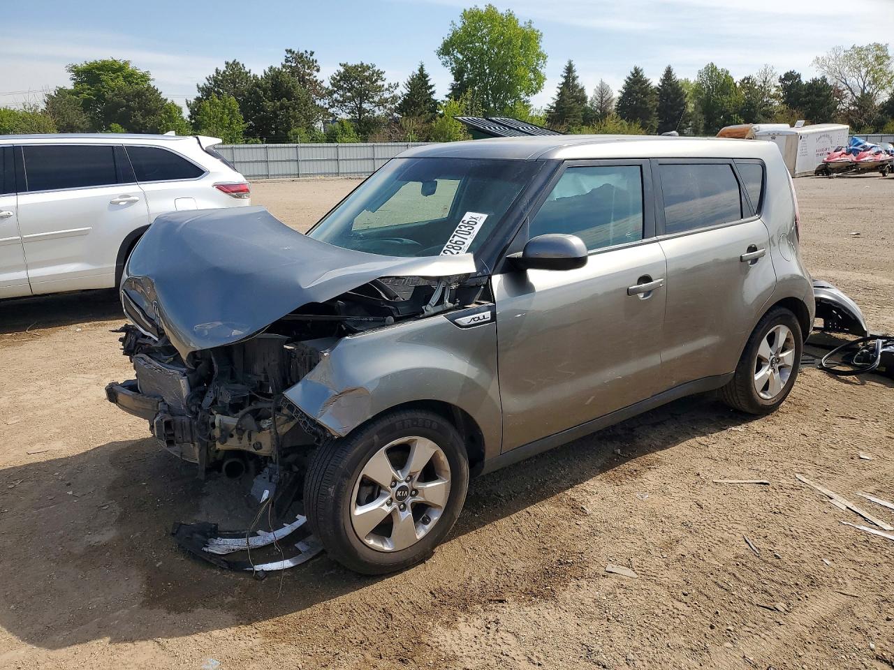 2019 Kia Soul, VIN KNDJN2A28K7007998 — Front end