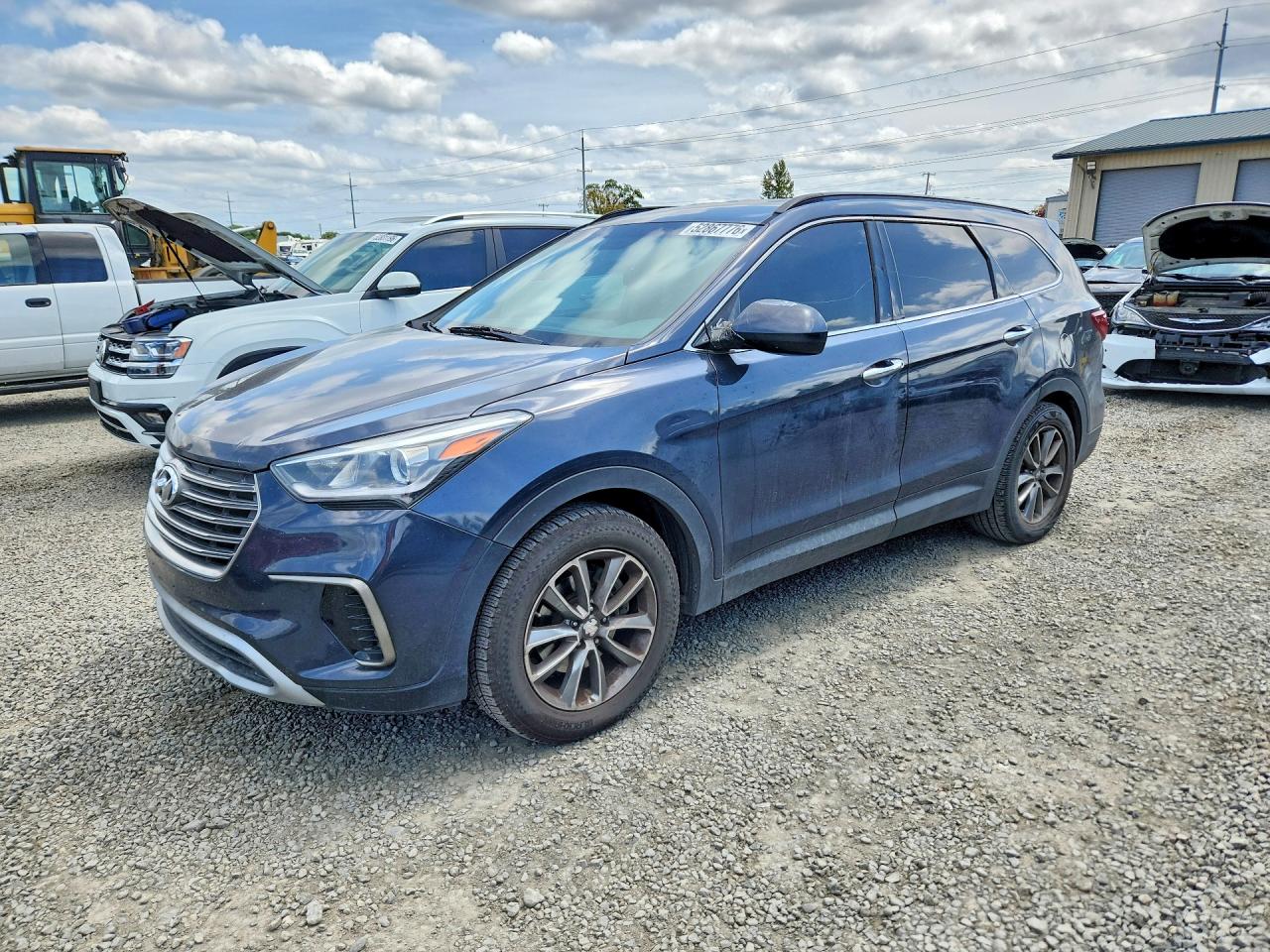 2018 Hyundai Santa Fe SE, VIN KM8SM4HF0JU271594 — Бок