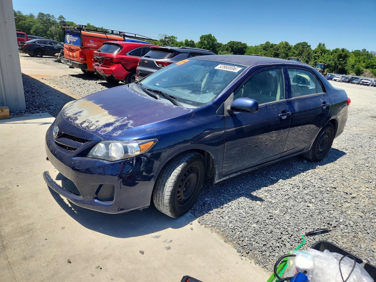 2012 Toyota Corolla LE, VIN 2T1BU4EE6CC856583 — Front end