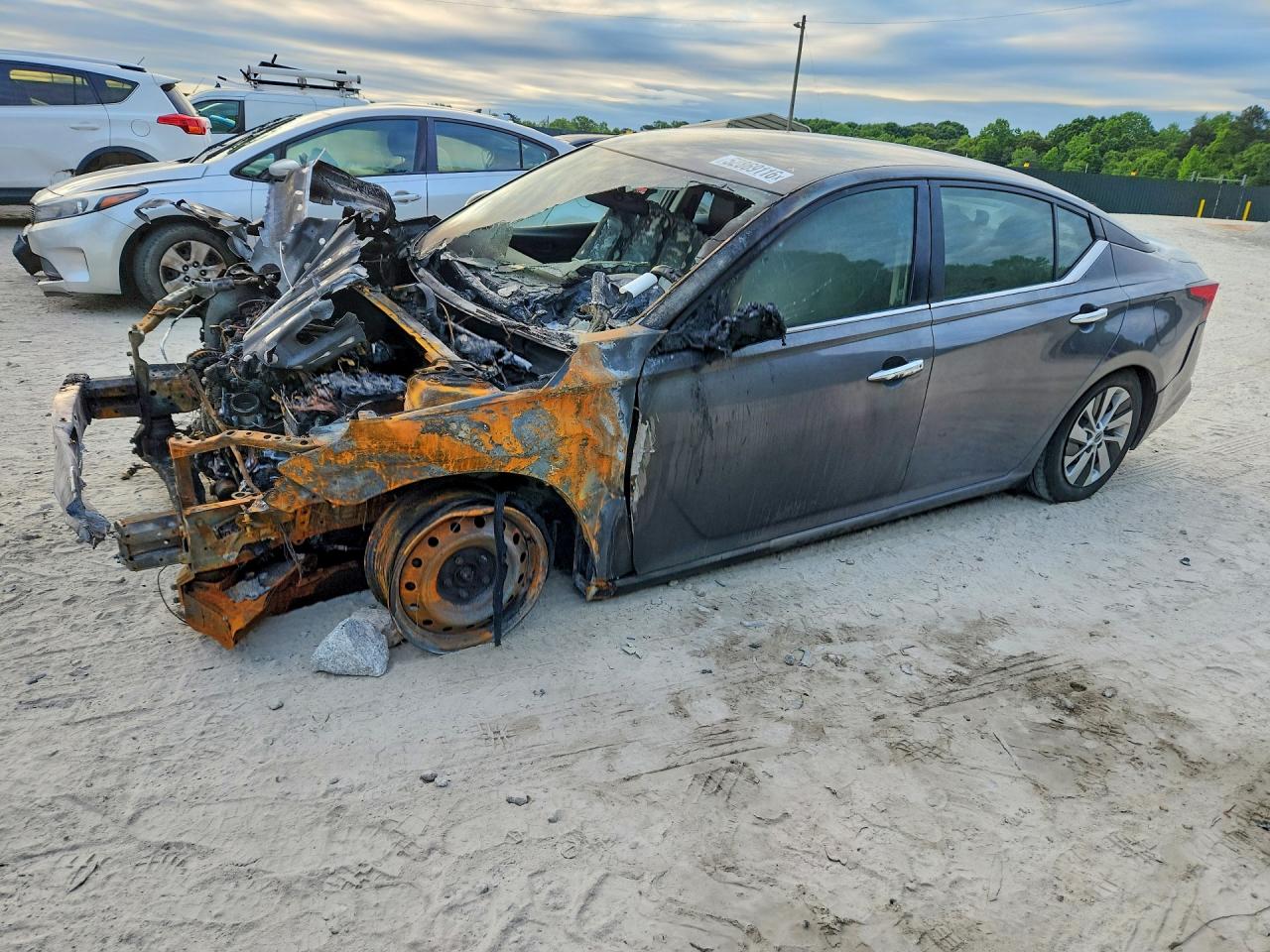 2024 Nissan Altima S, VIN 1N4BL4BV2RN420400 — Engine fire