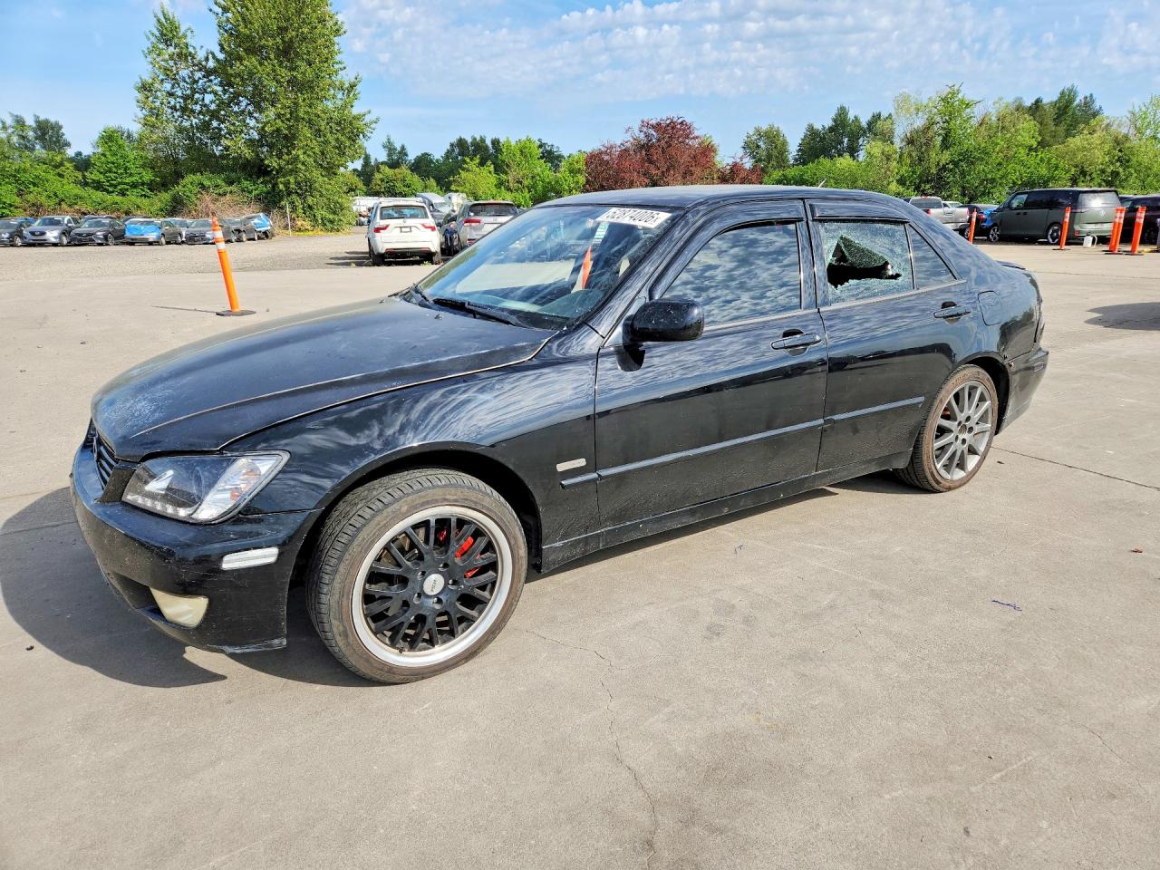 2004 Lexus IS 300/350, VIN JTHBD192140093333 — Vandalism