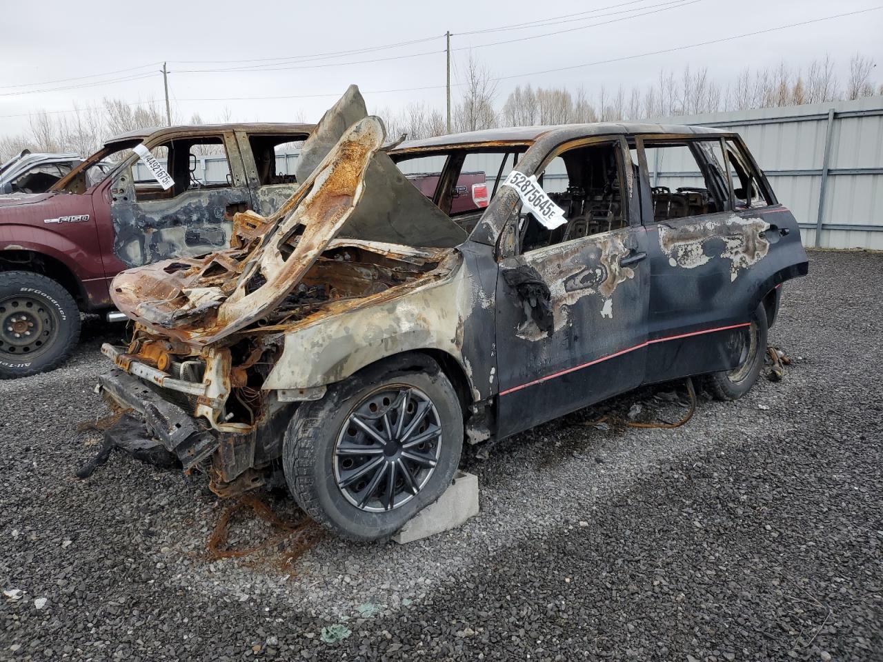2013 Suzuki Grand Vitara Premium, VIN JS3TD0D63D4100688 — Burn