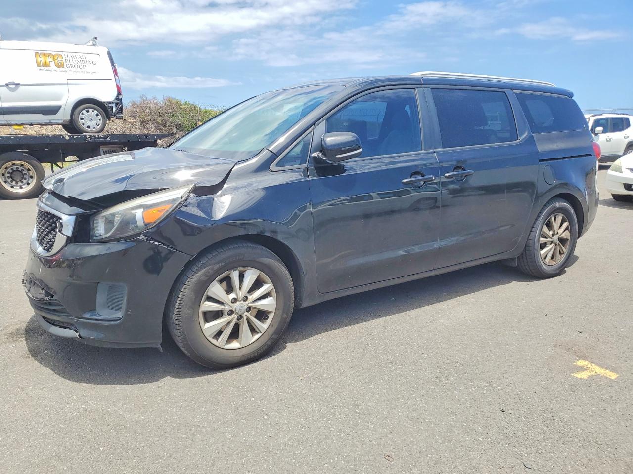 2016 Kia Sedona LX, VIN KNDMB5C12G6202780 — Перед