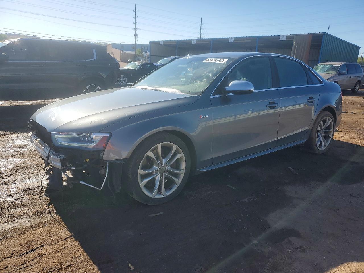 2014 Audi S4 Prestige, VIN WAUKGAFL8EA107467 — Front end