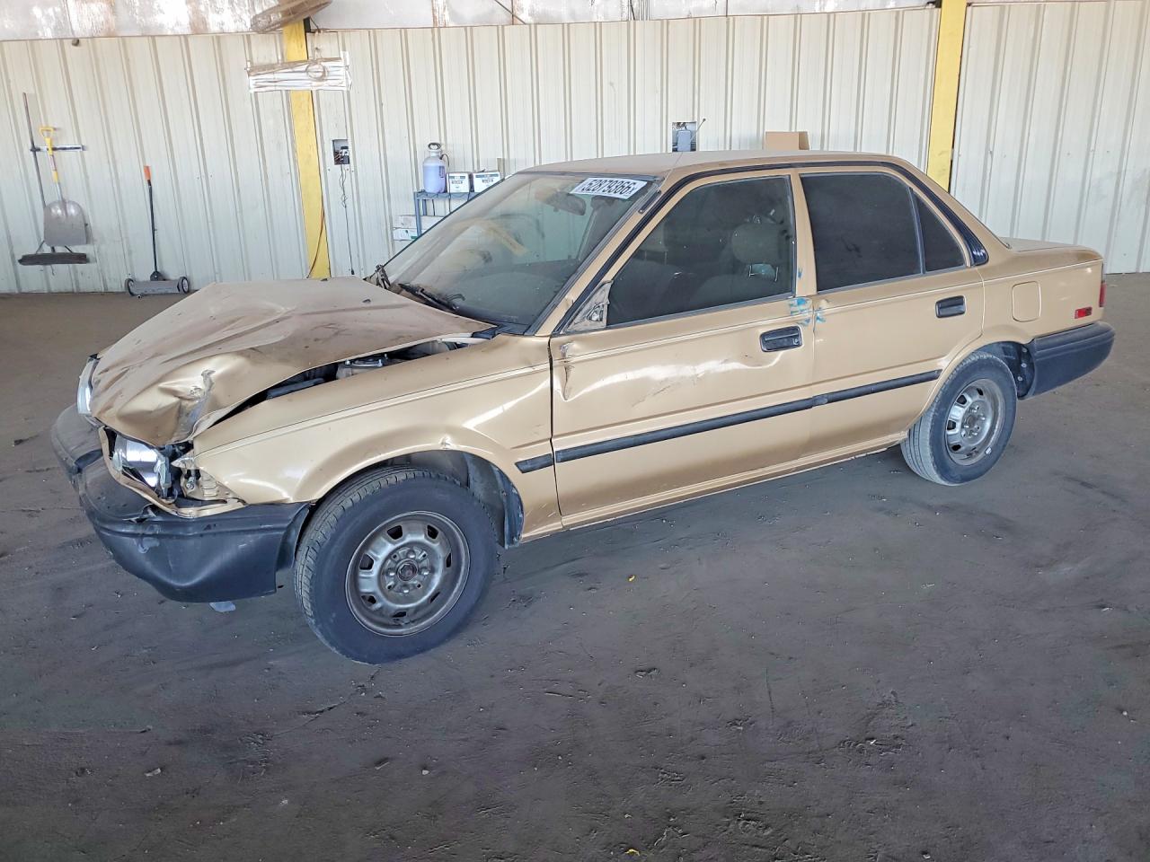 1990 Toyota Corolla, VIN 1NXAE94A4LZ159075 — Front end