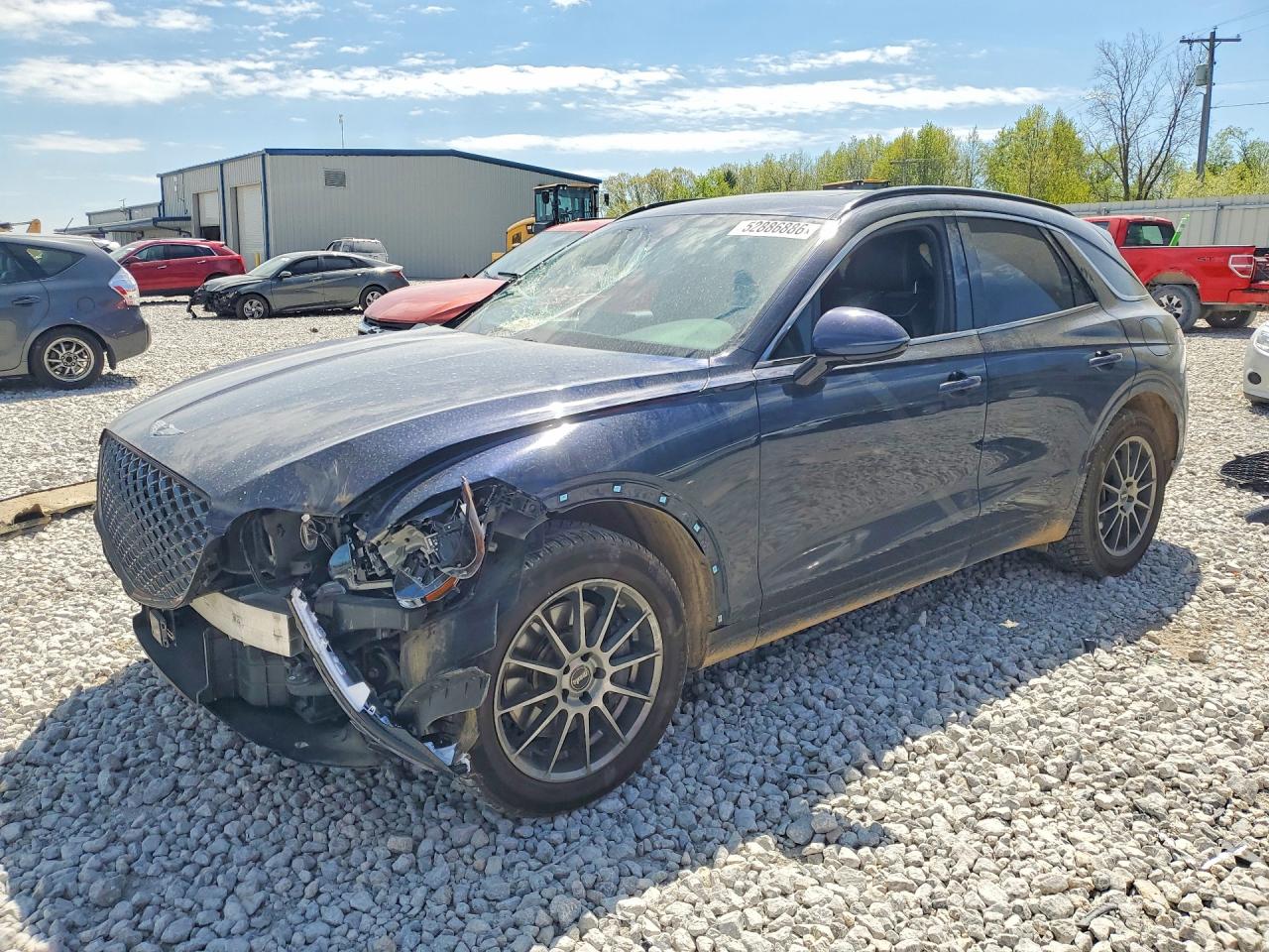 2022 Genesis GV70 Sport, VIN KMUMCDTC9NU015762 — Front end