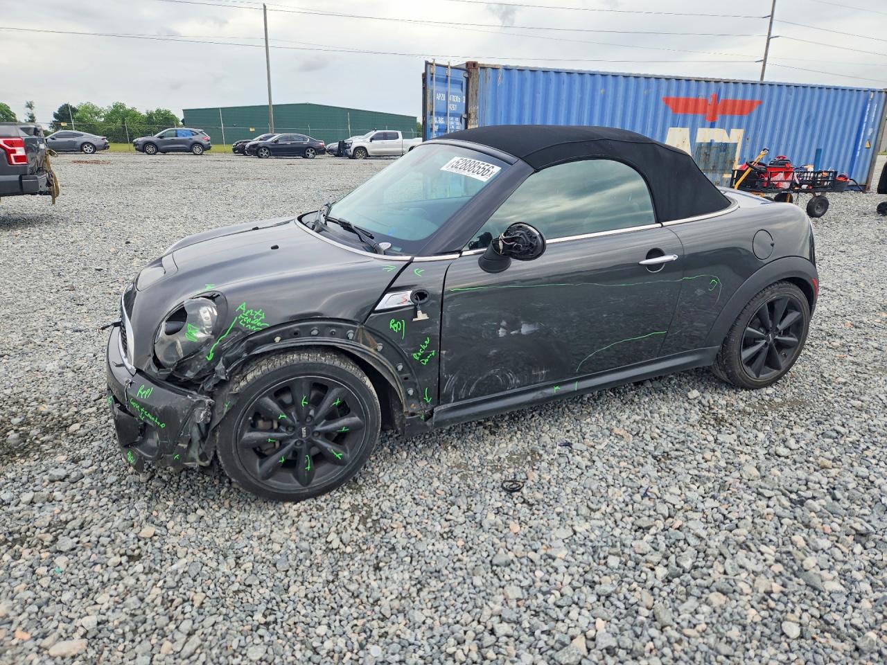 2012 MINI Roadster S, VIN WMWSY3C56CT144971 — Front end