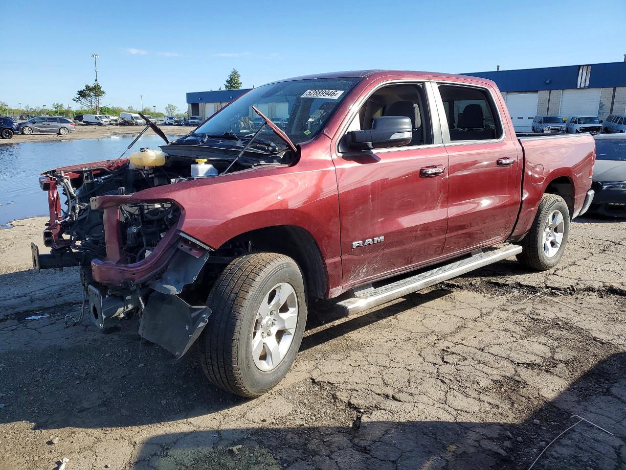 2019 Ram 1500 Big Horn, VIN 1C6RRFFG7KN674938 — Stripped