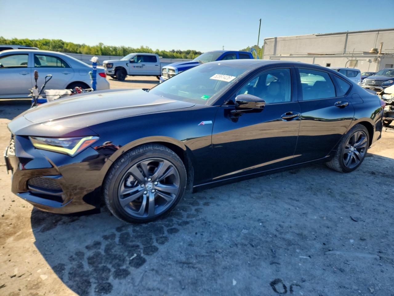 2023 Acura TLX w/A-Spec Package, VIN 19UUB6F52PA001495 — Side