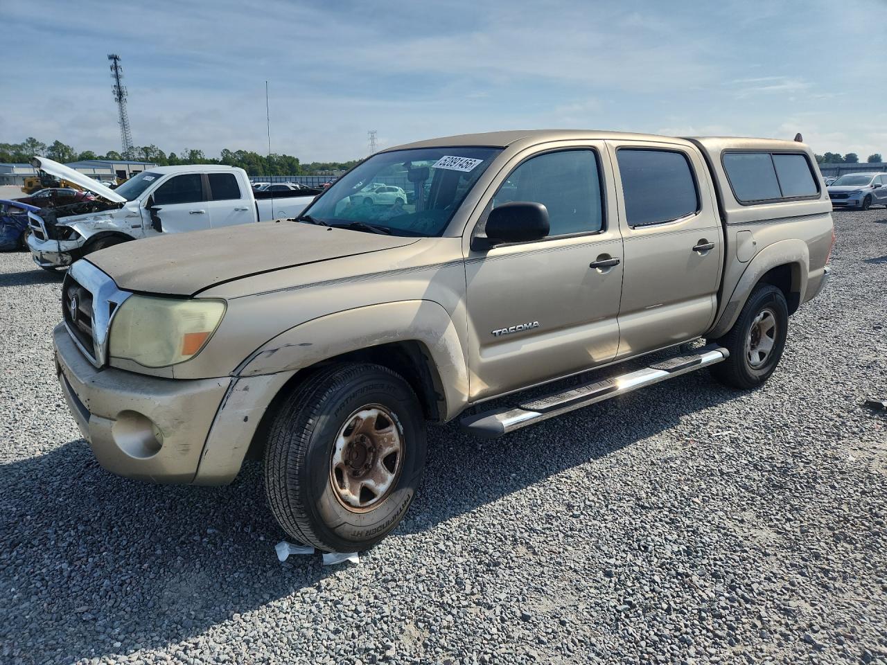 2005 Toyota Tacoma PreRunner, VIN 3TMJU62N05M006924 — Front end