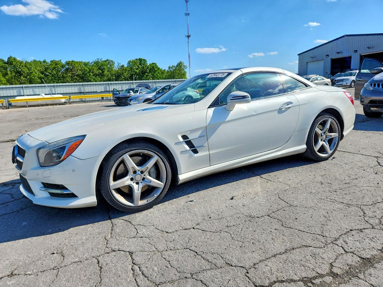 2013 Mercedes-Benz SL 550, VIN WDDJK7DA6DF008414 — Hail