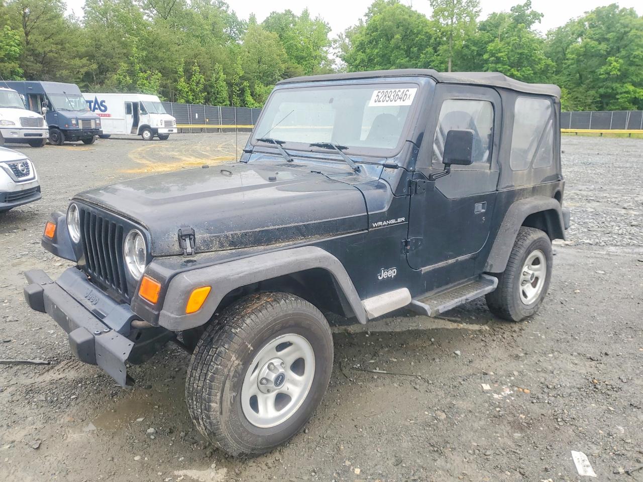 2001 Jeep Wrangler SE, VIN 1J4FA29P61P343207 — Minor dents and scratches
