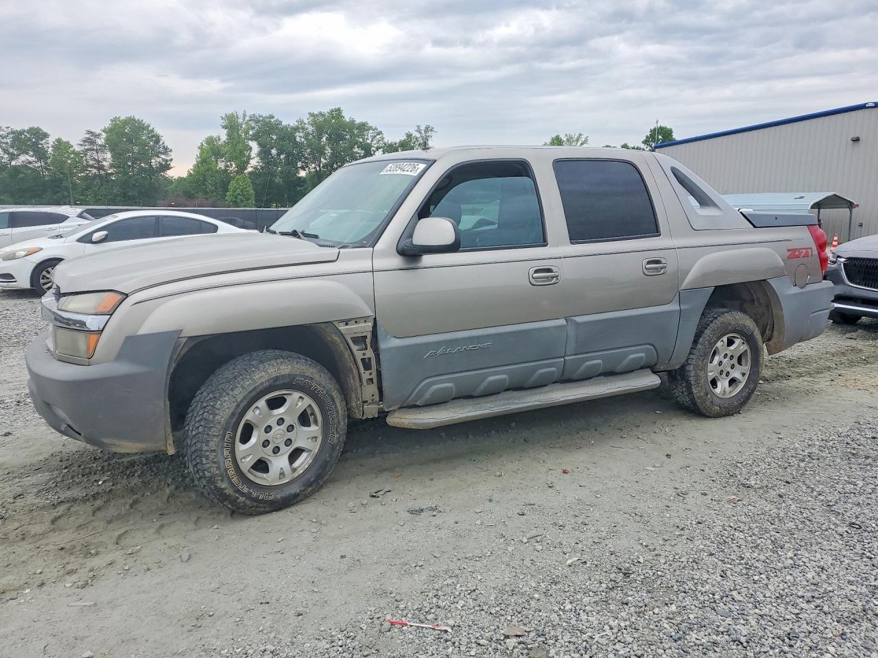 2002 Chevrolet Avalanche, VIN 3GNEK13T22G230933 — Бок