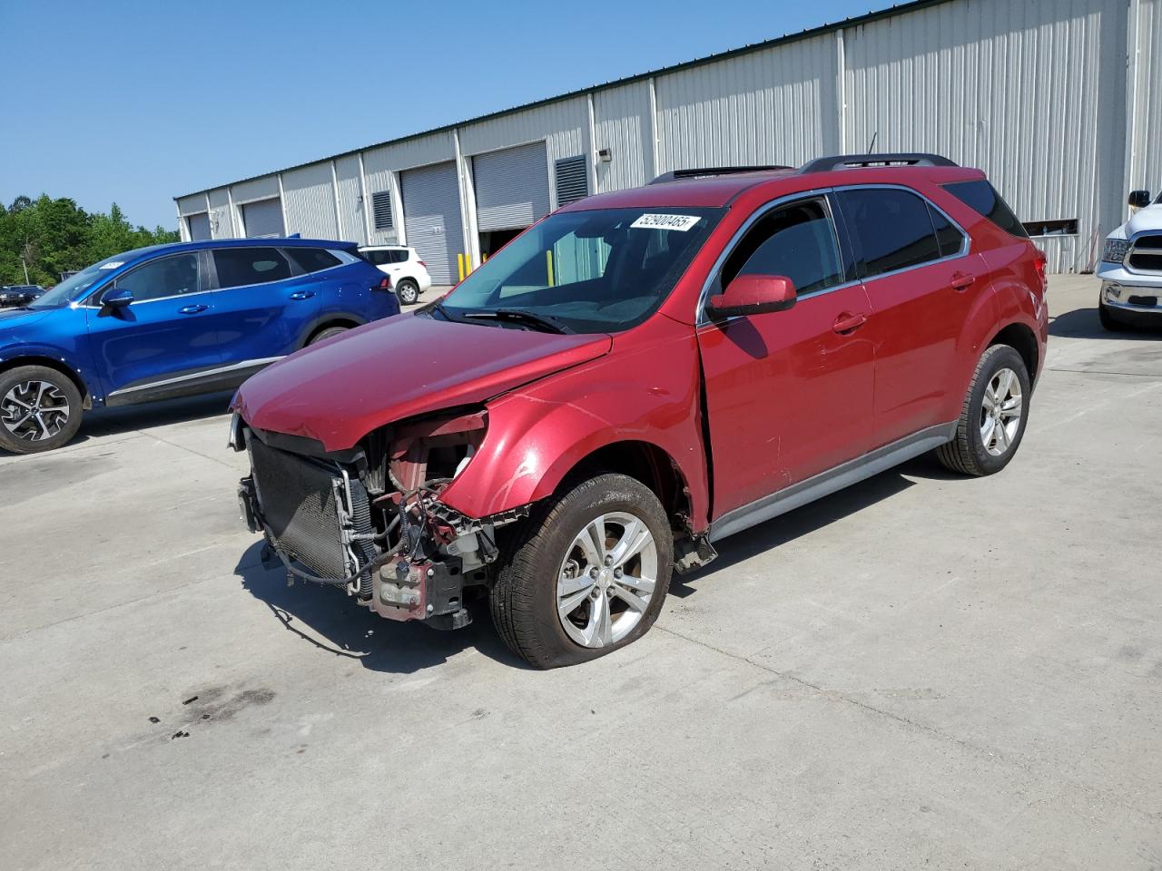 2014 Chevrolet Equinox LT, VIN 1GNALBEK0EZ100109 — Front end