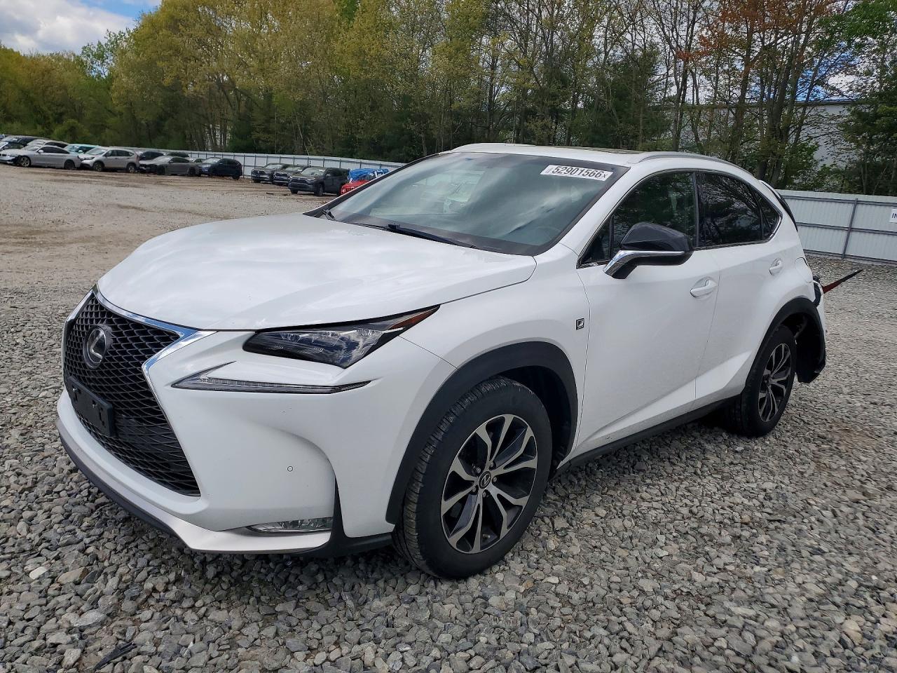 2016 Lexus NX F Sport, VIN JTJBARBZ2G2050156 — Rear end
