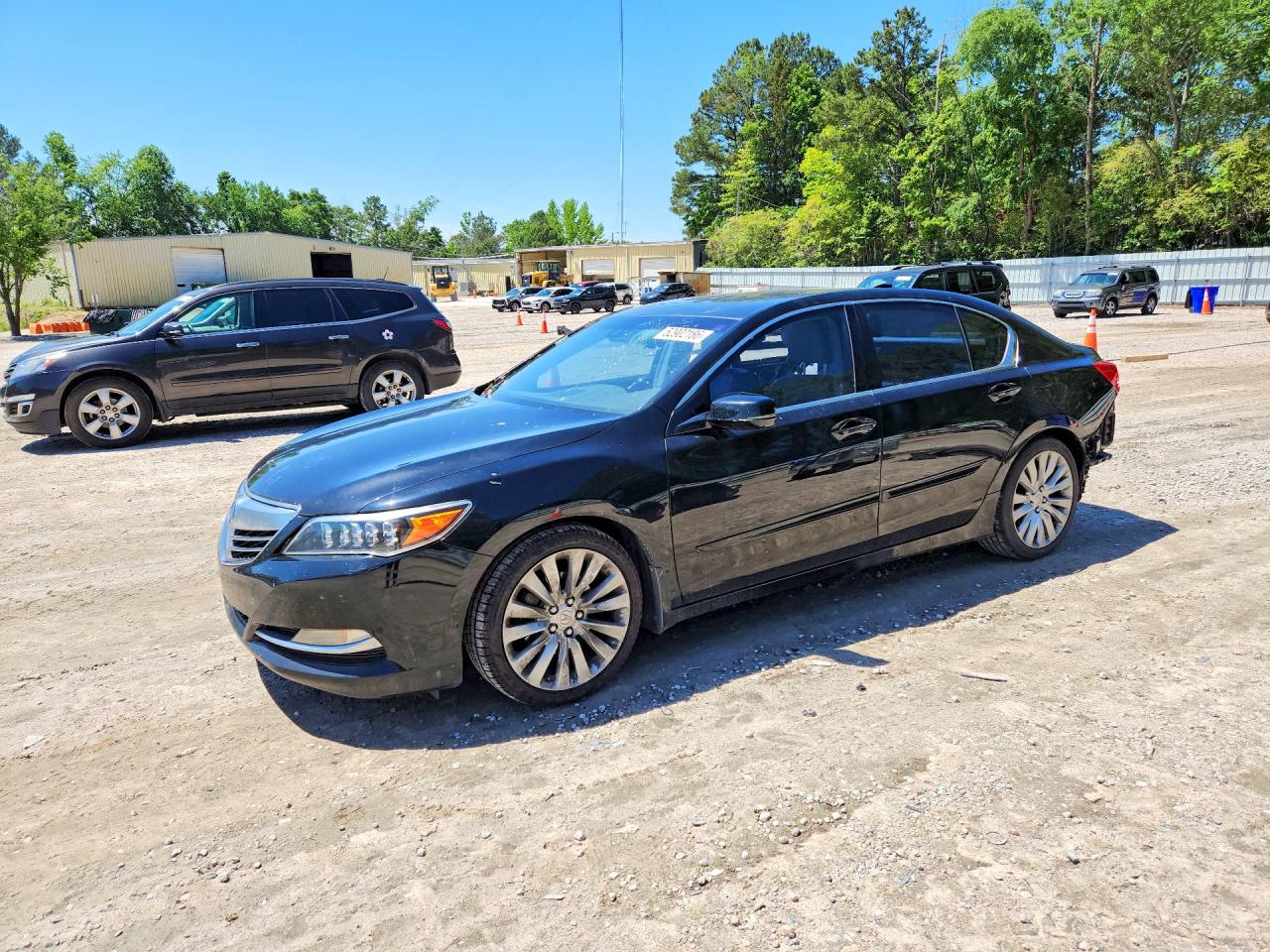 2014 Acura RLX Technology, VIN JH4KC1F52EC000174 — Rear end