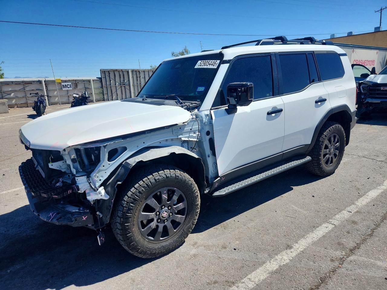 2025 Toyota Land Cruiser, VIN JTEABFAJ2SK046439 — Front end