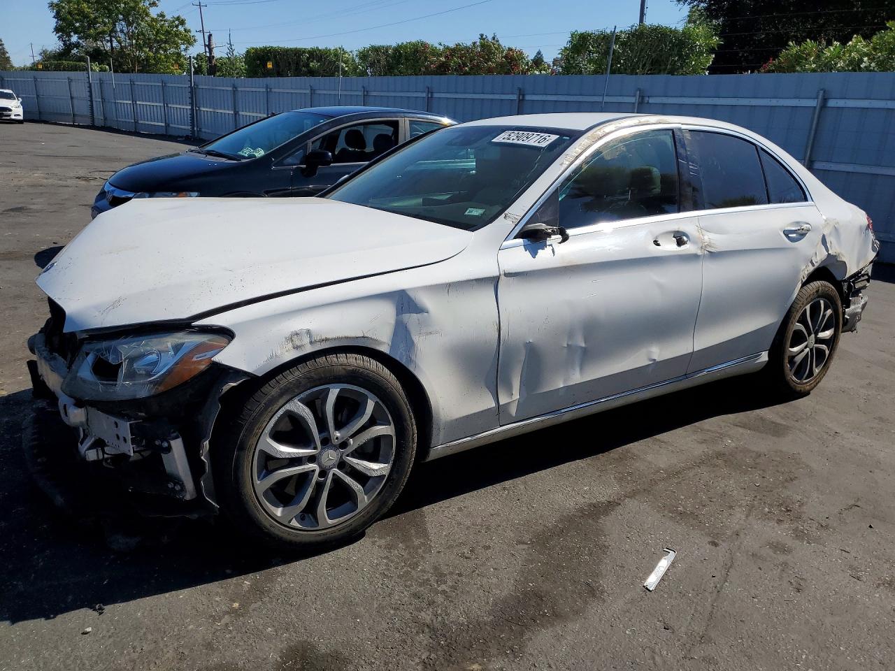 2017 Mercedes-Benz C 300, VIN 55SWF4JB7HU203558 — Rollover