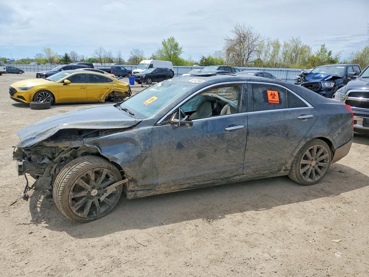 2014 Cadillac ATS Luxury RWD, VIN 1G6AB5SX9E0114188 — Rollover