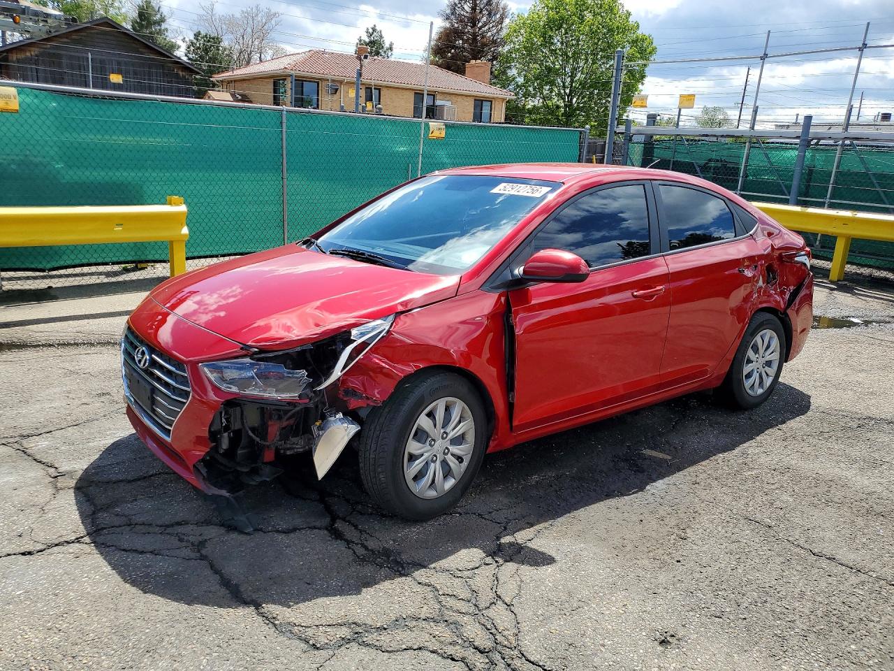 2022 Hyundai Accent SE, VIN 3KPC24A64NE182754 — Side