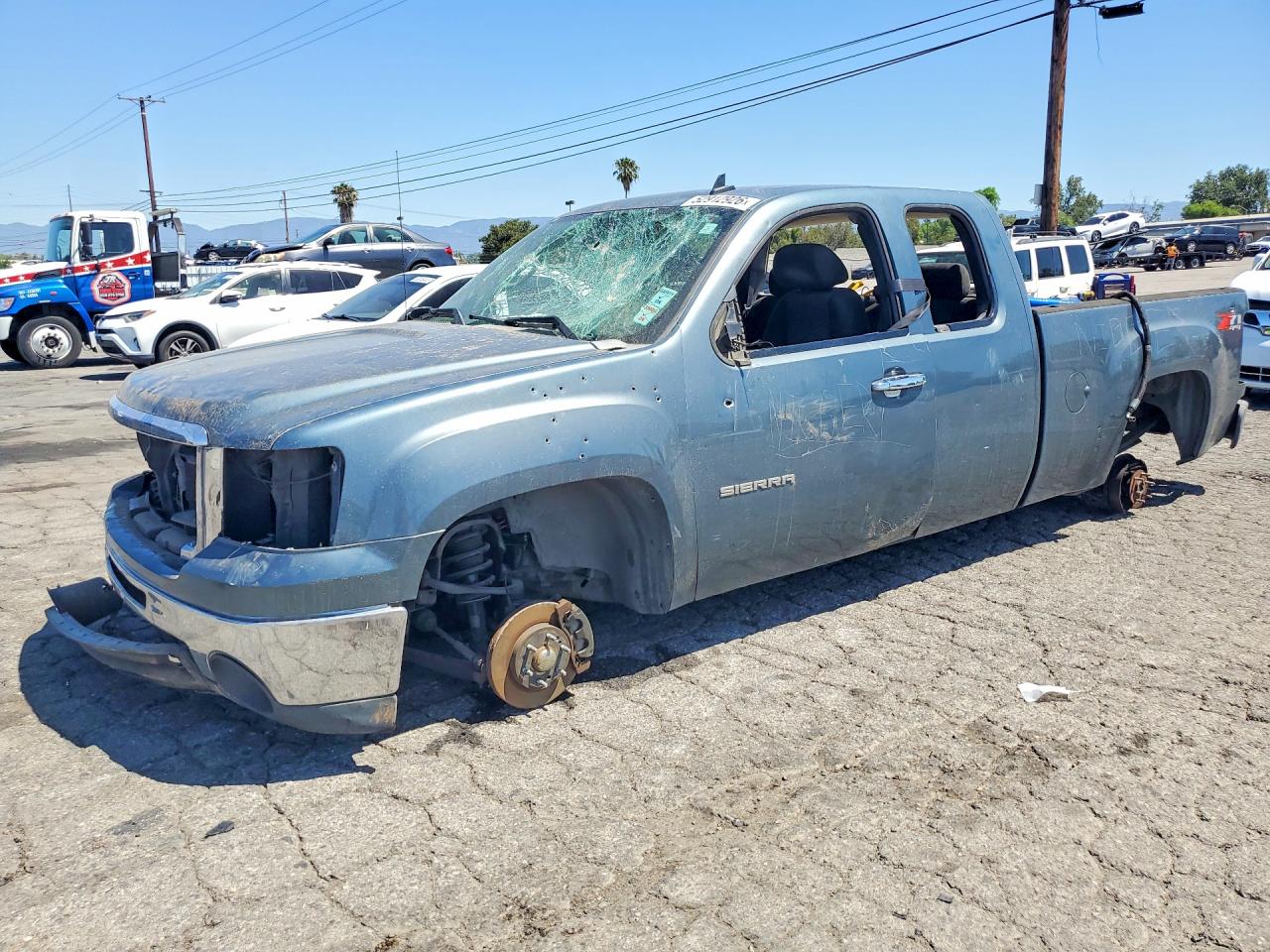 2010 GMC Sierra 1500 SLE, VIN 1GTSKVE37AZ224835 — Stripped