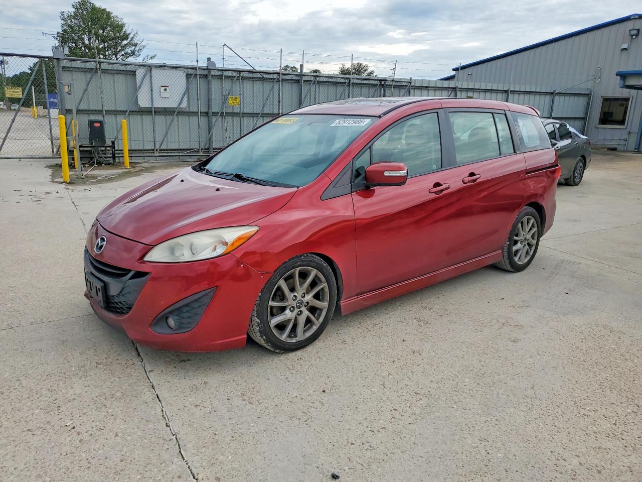 2015 Mazda 5 Grand Touring, VIN JM1CW2DLXF0180334 — Rear end