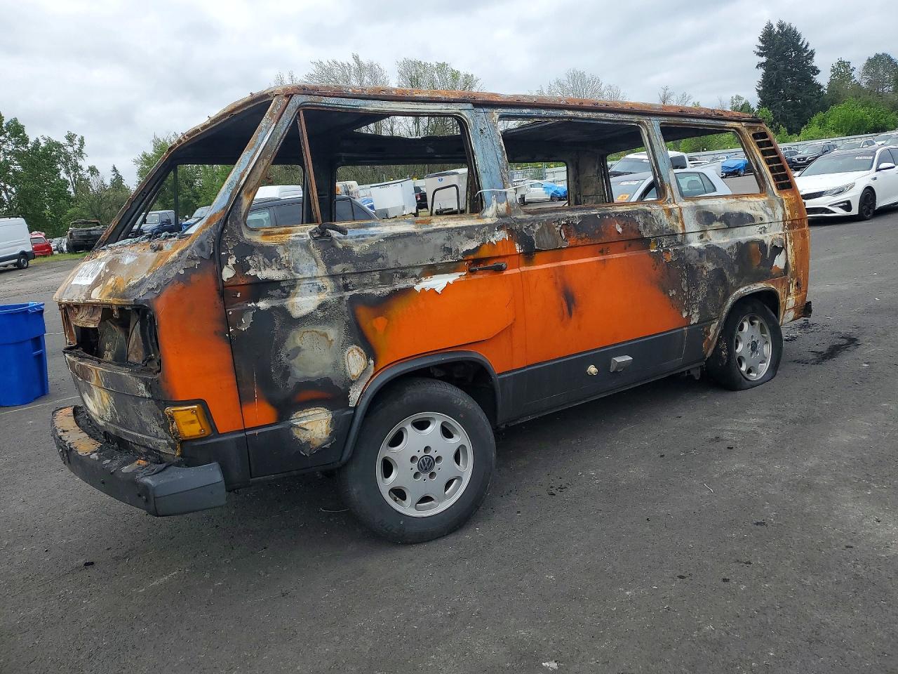 1980 Volkswagen Vanagon, VIN 25A0091804 — Burn