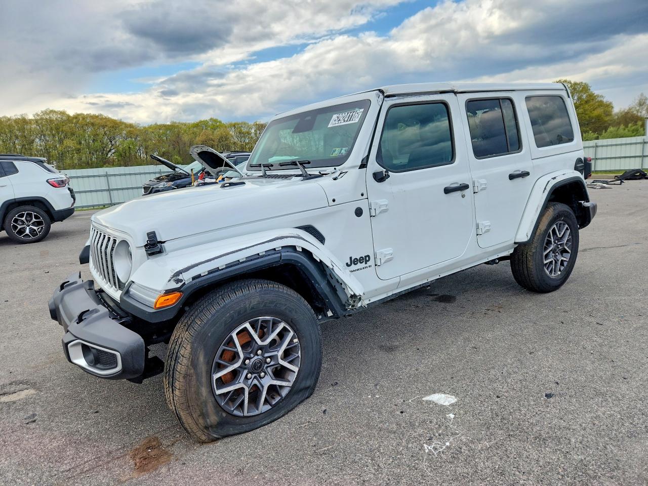 2025 Jeep Wrangler Sahara, VIN 1C4PJXEN3SW591577 — Rollover
