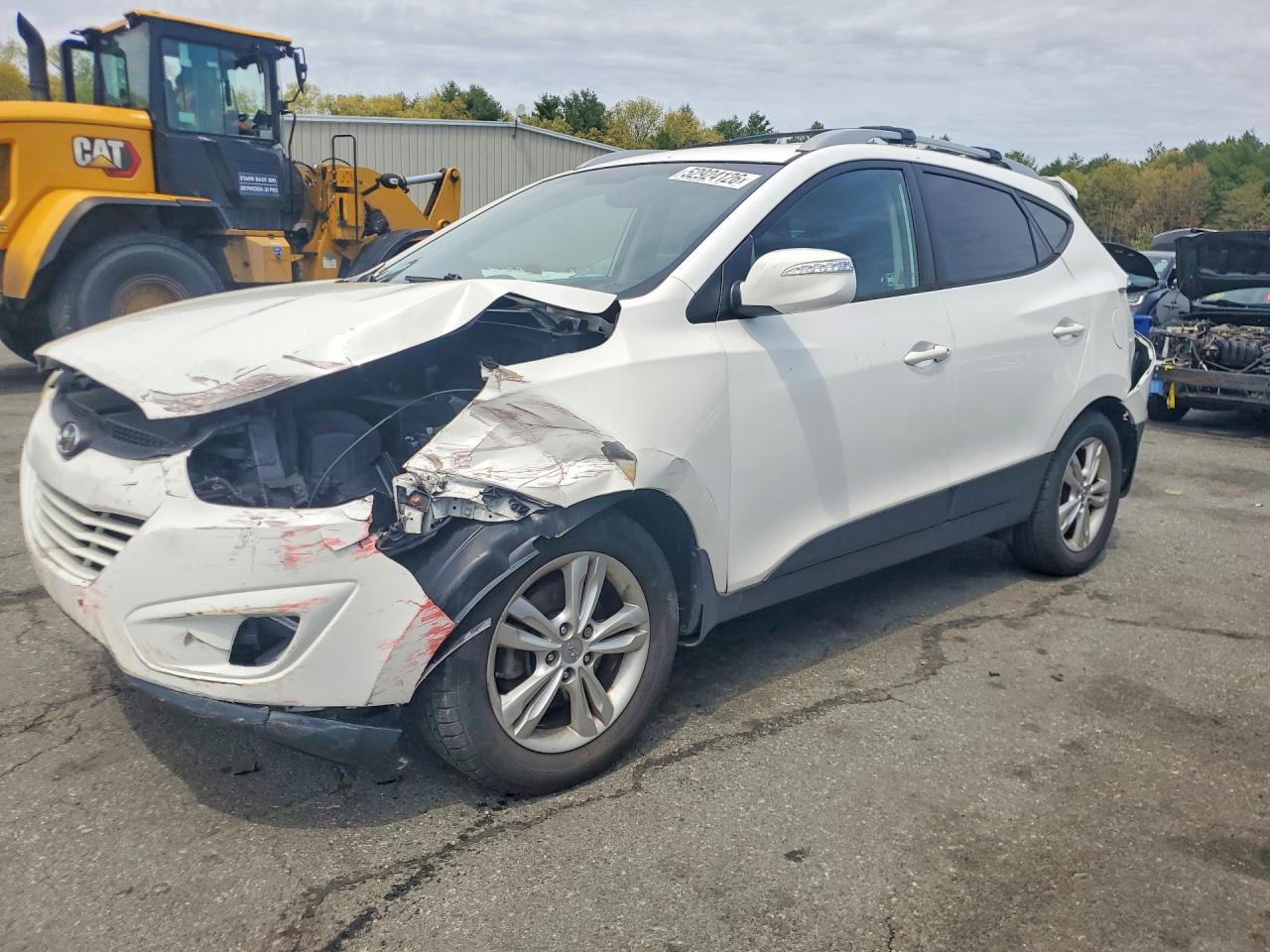 2013 Hyundai Tucson GLS, VIN KM8JU3AC6DU695744 — Front end